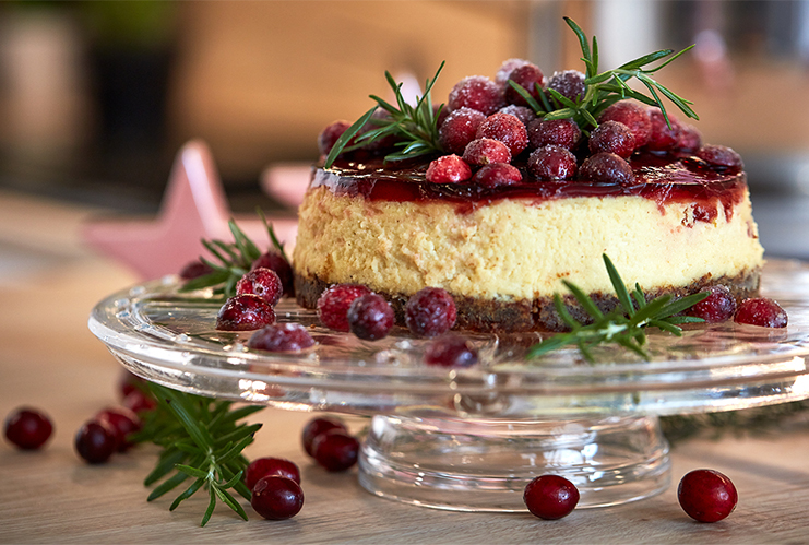 Чийзкейк с греяно вино