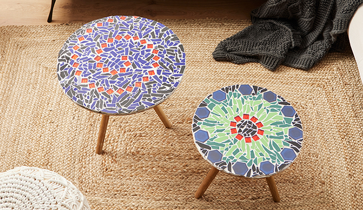 Направи си масичка с мозайка